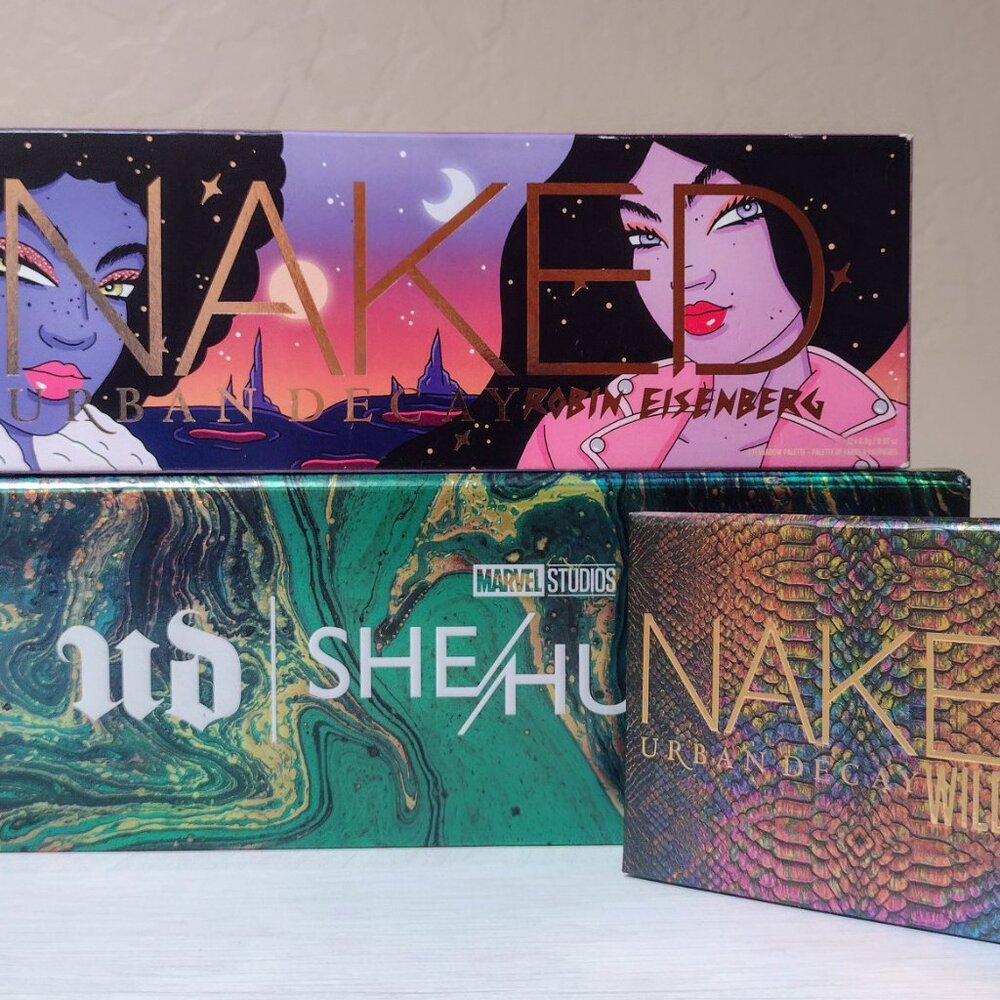 UNUSED URBAN DECAY PALETTES, NAKED, SHE HULK, ROBIN EISENBERG